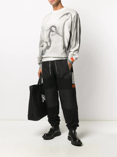 Heron Preston side-zip pockets track pants outlook