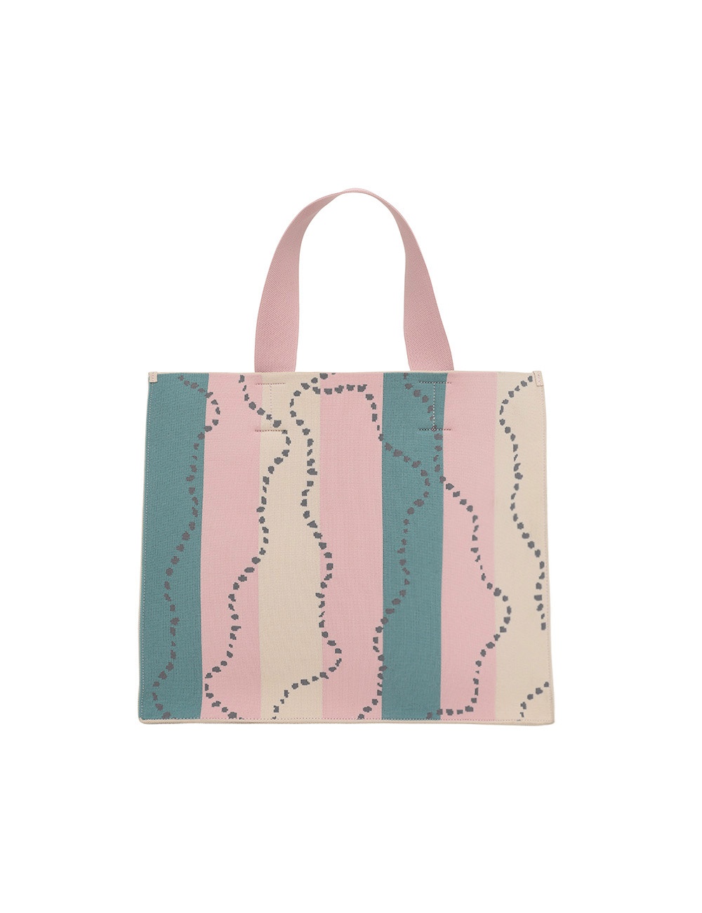 LARGE JACQUARD TOTE - 5