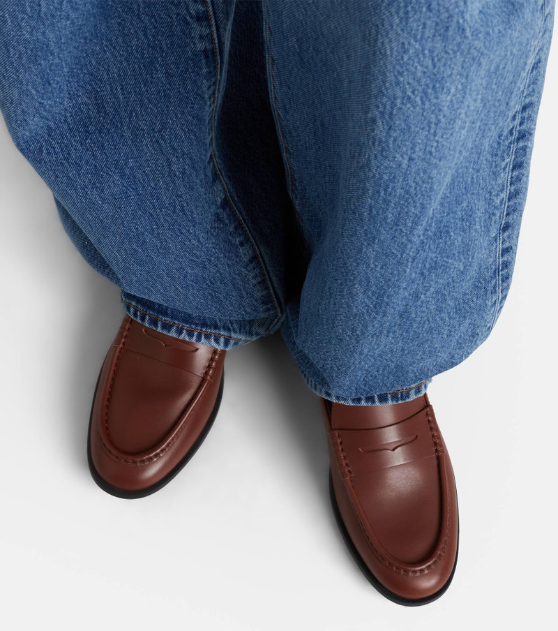 Gommino leather penny loafers 2