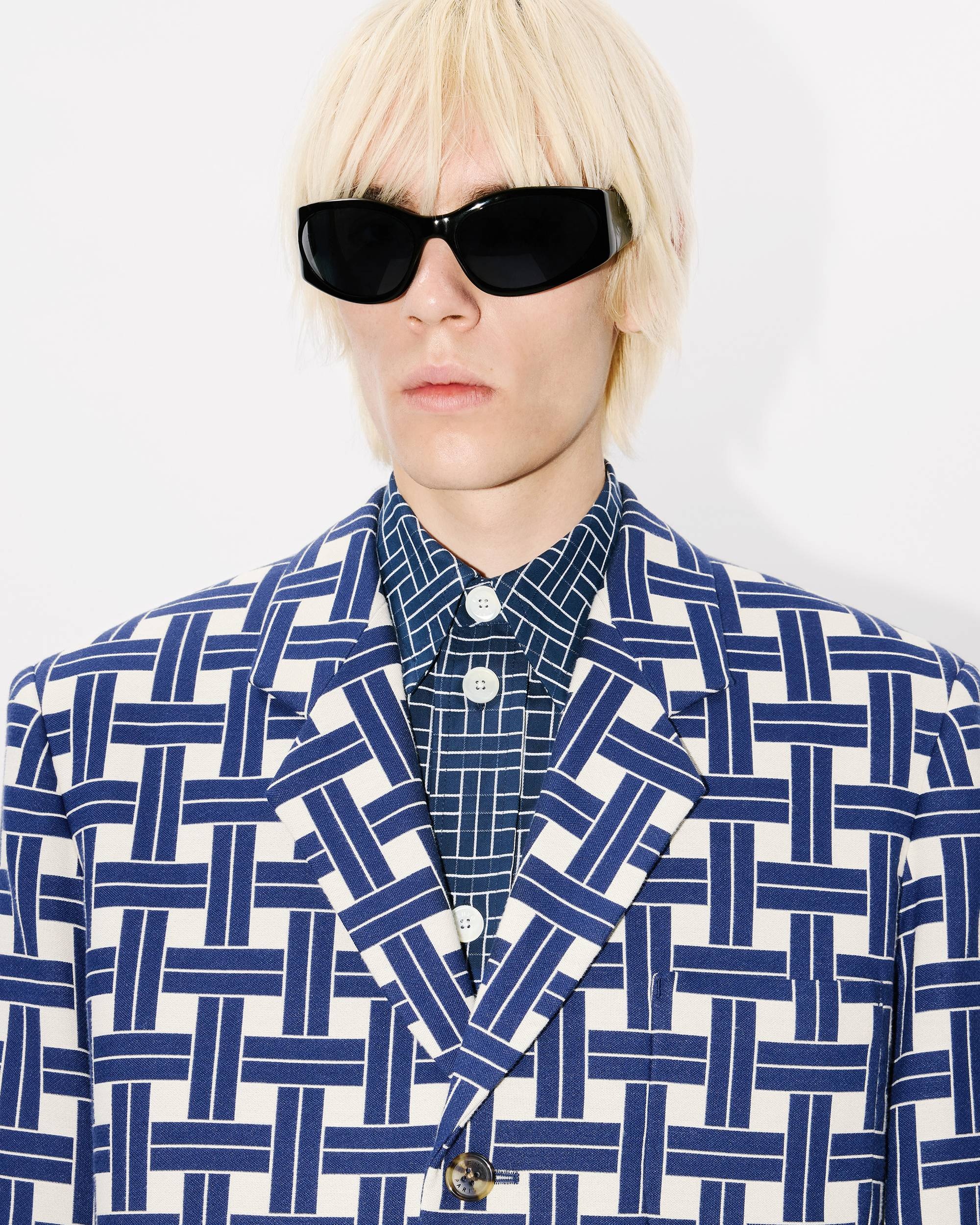 'KENZO Weave' tailored jacket - 6