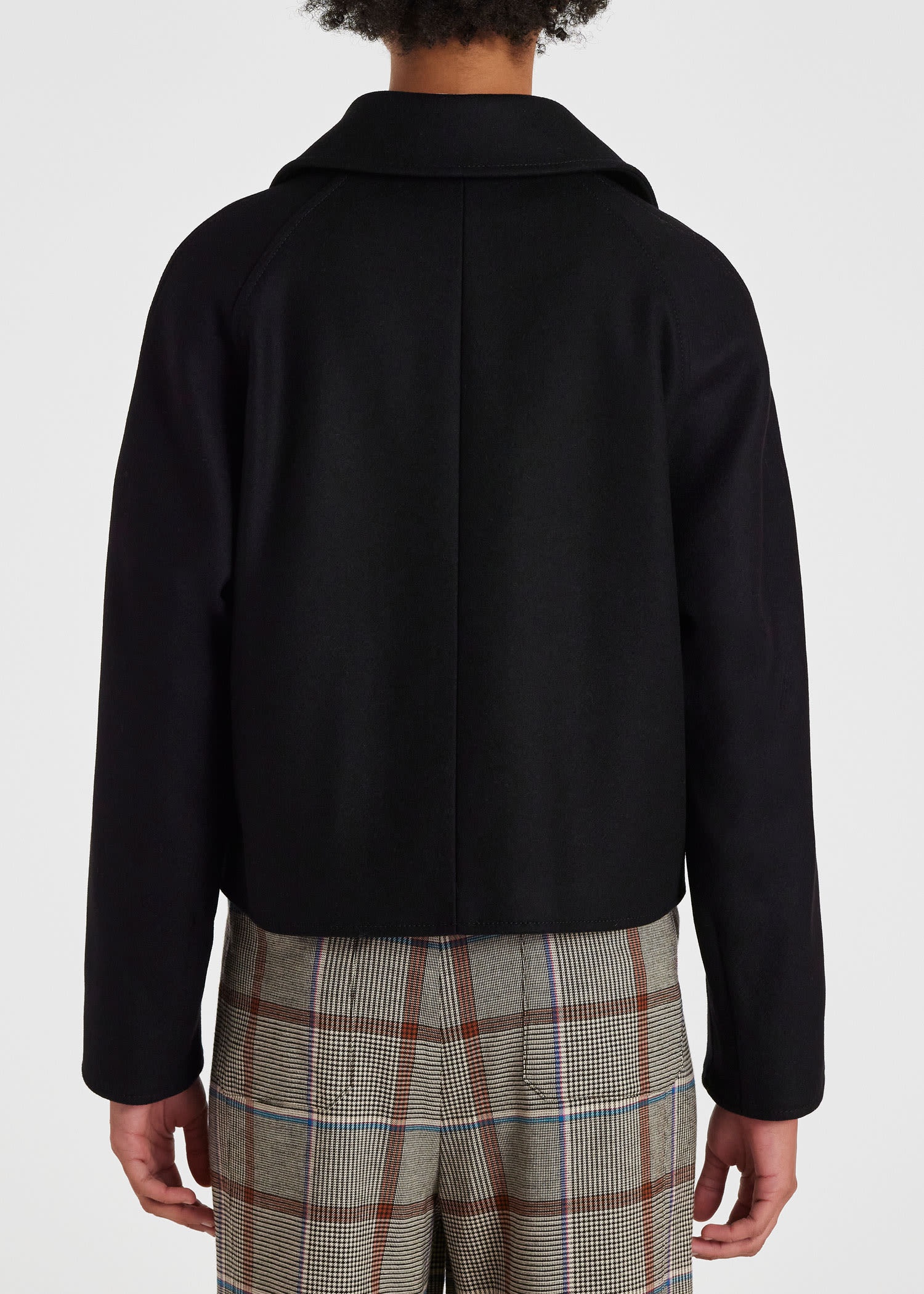 Wool-Cashmere Cocoon Coat - 6