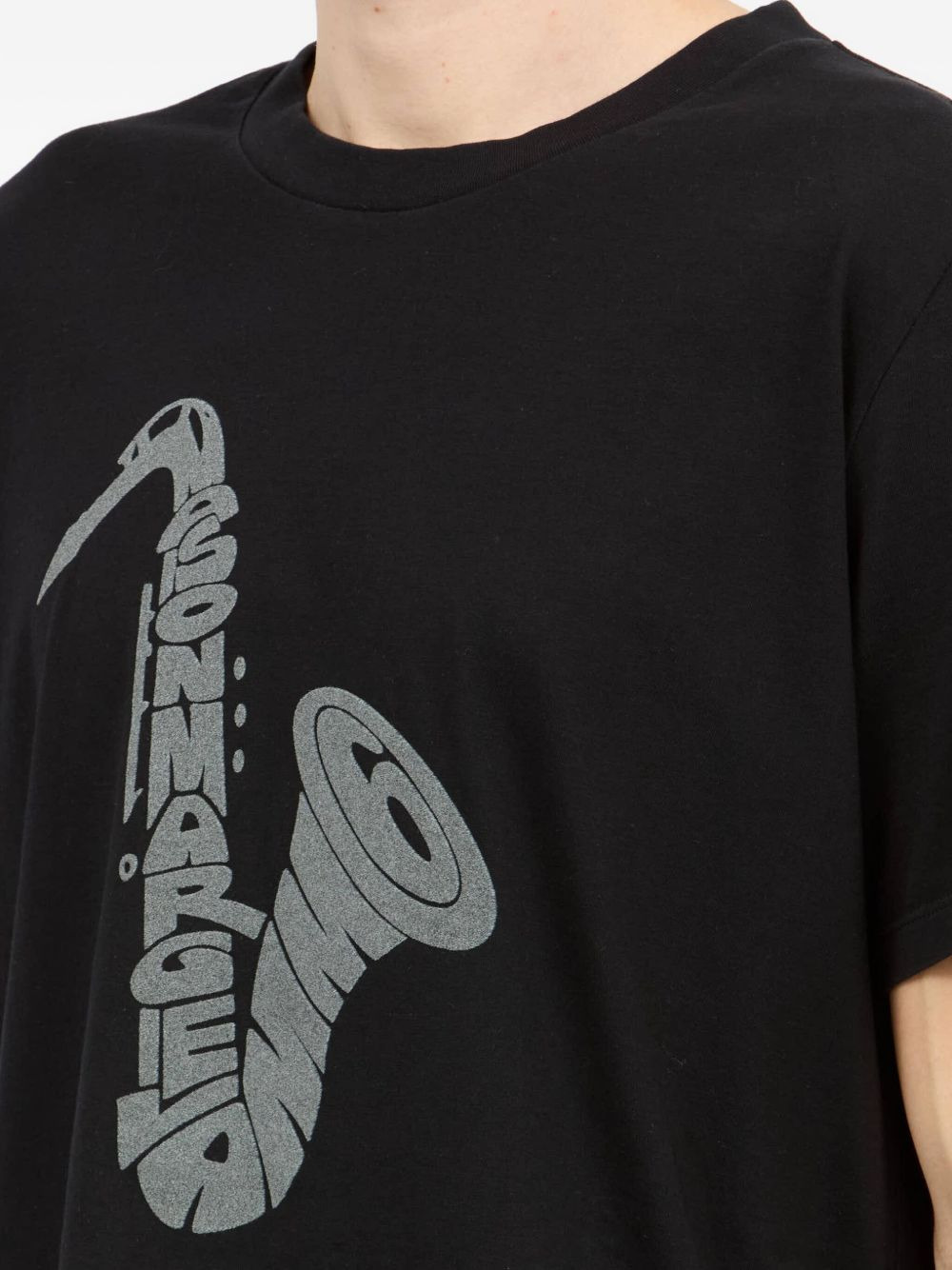 SAXOPHONE-PRINT T-SHIRT - 4