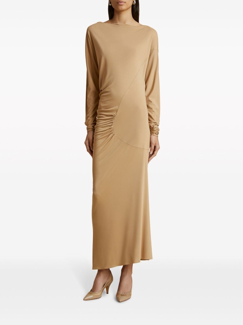 The Oron ruched maxi dress - 2