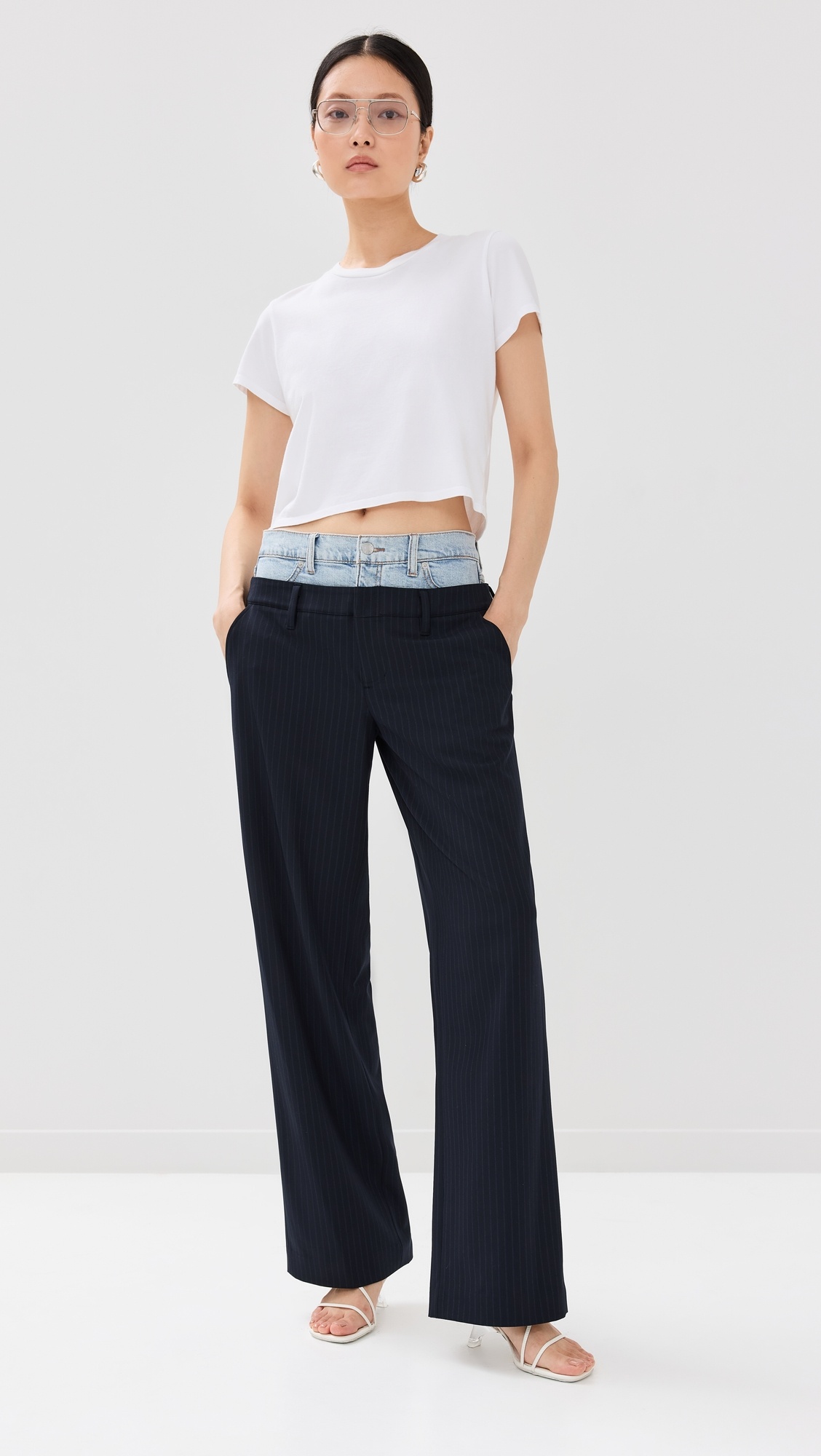 Ophelia Double Waistband Combo Pants - 4