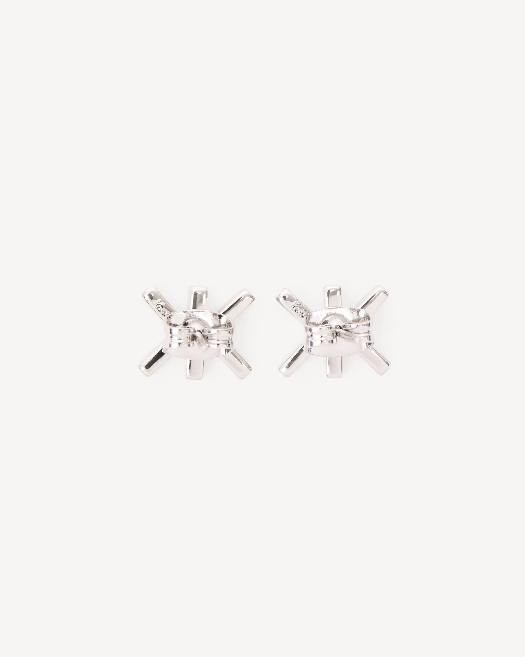 'KENZO Double K' earrings in brass - 1