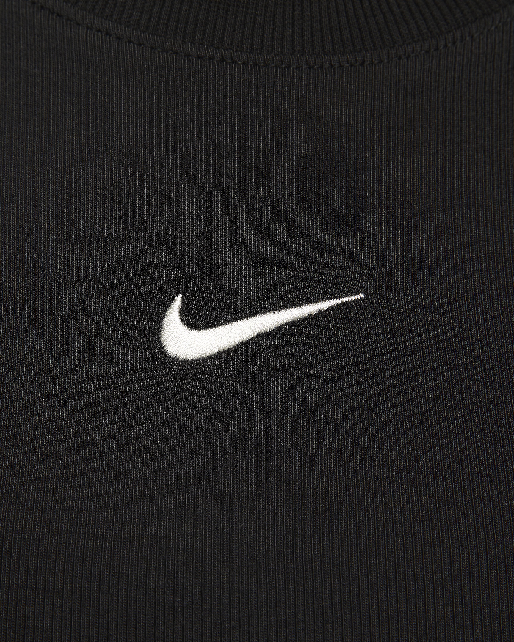 Women's Nike Sportswear Chill Knit Tight Cropped Mini-Rib Tank Top - 4