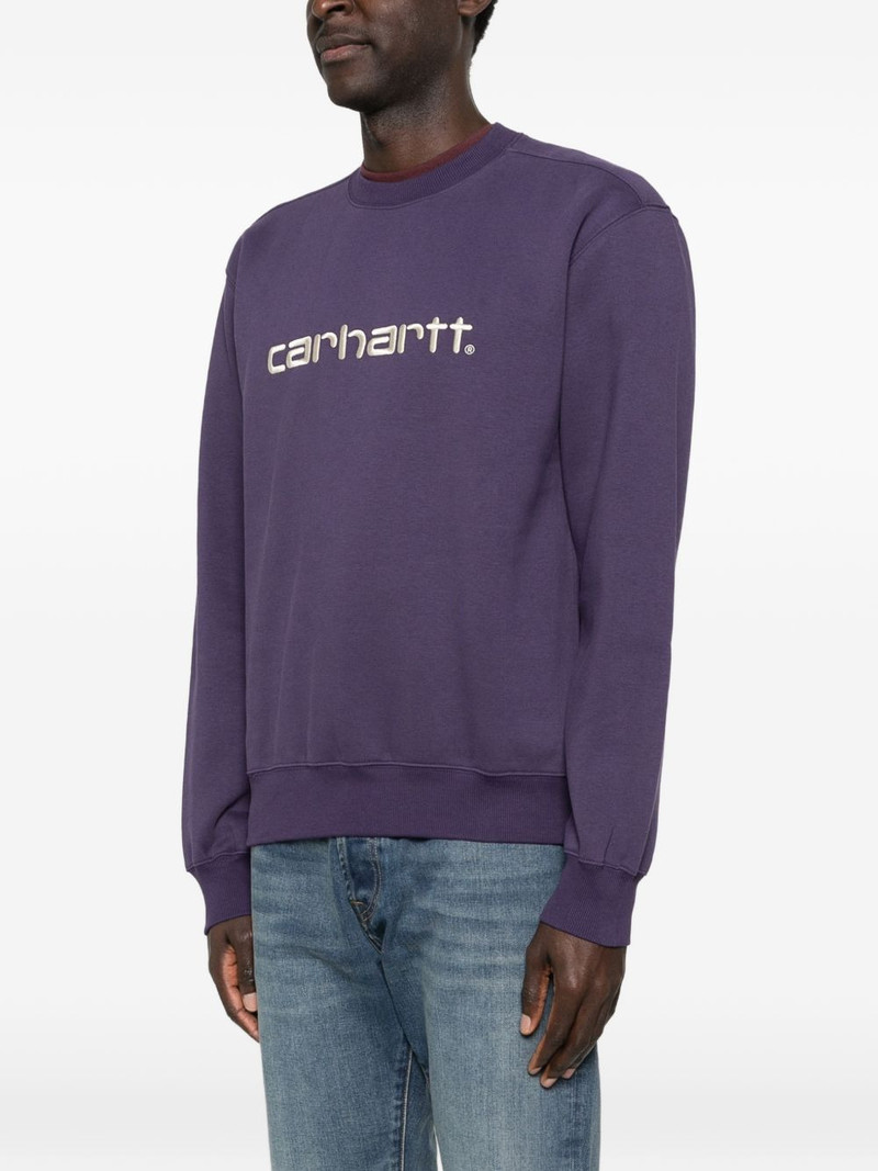 logo-detail crew-neck sweatshirt 3