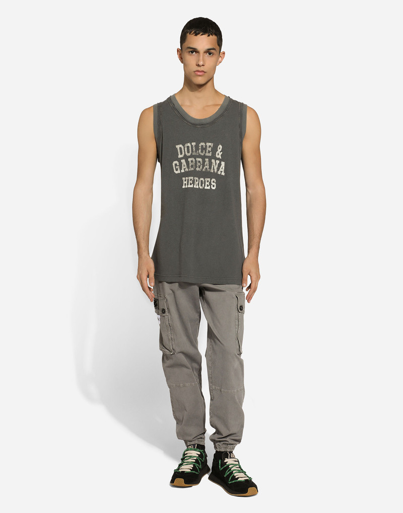 Dolce & Gabbana Oversize singlet with Dolce&Gabbana logo outlook