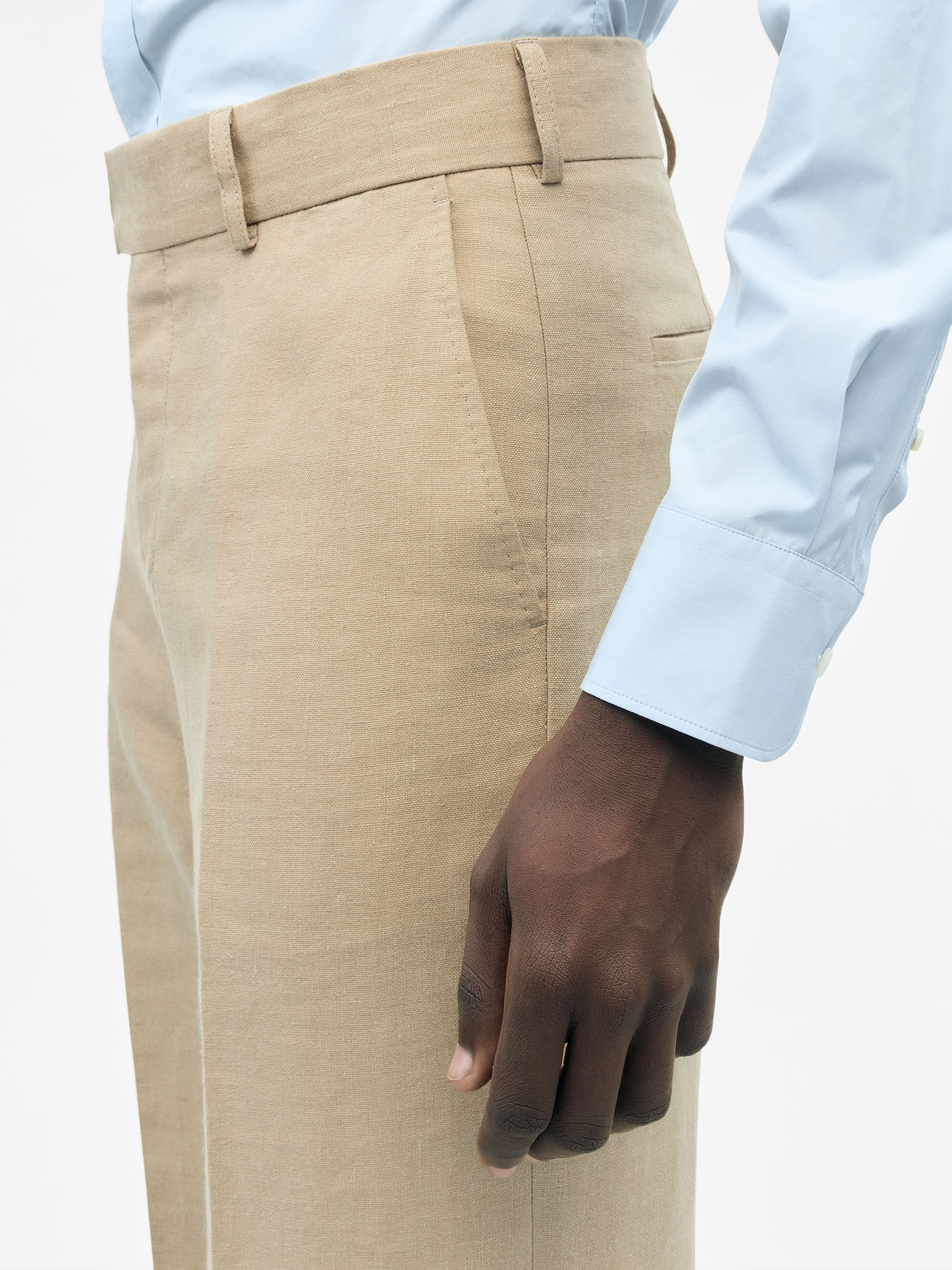 Dario Regular-fit Linen Trousers - 5