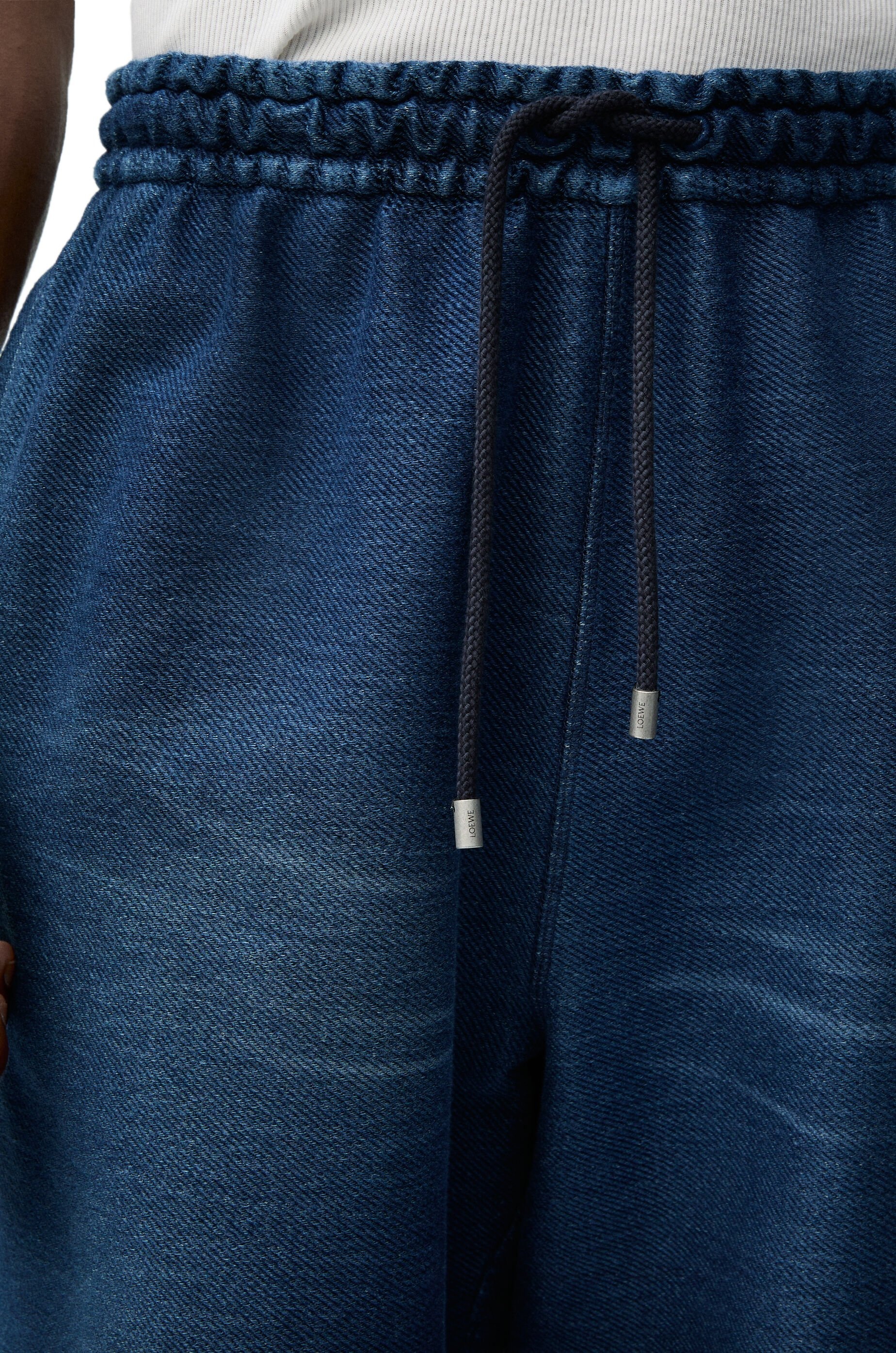 Drawstring trousers in cotton - 5