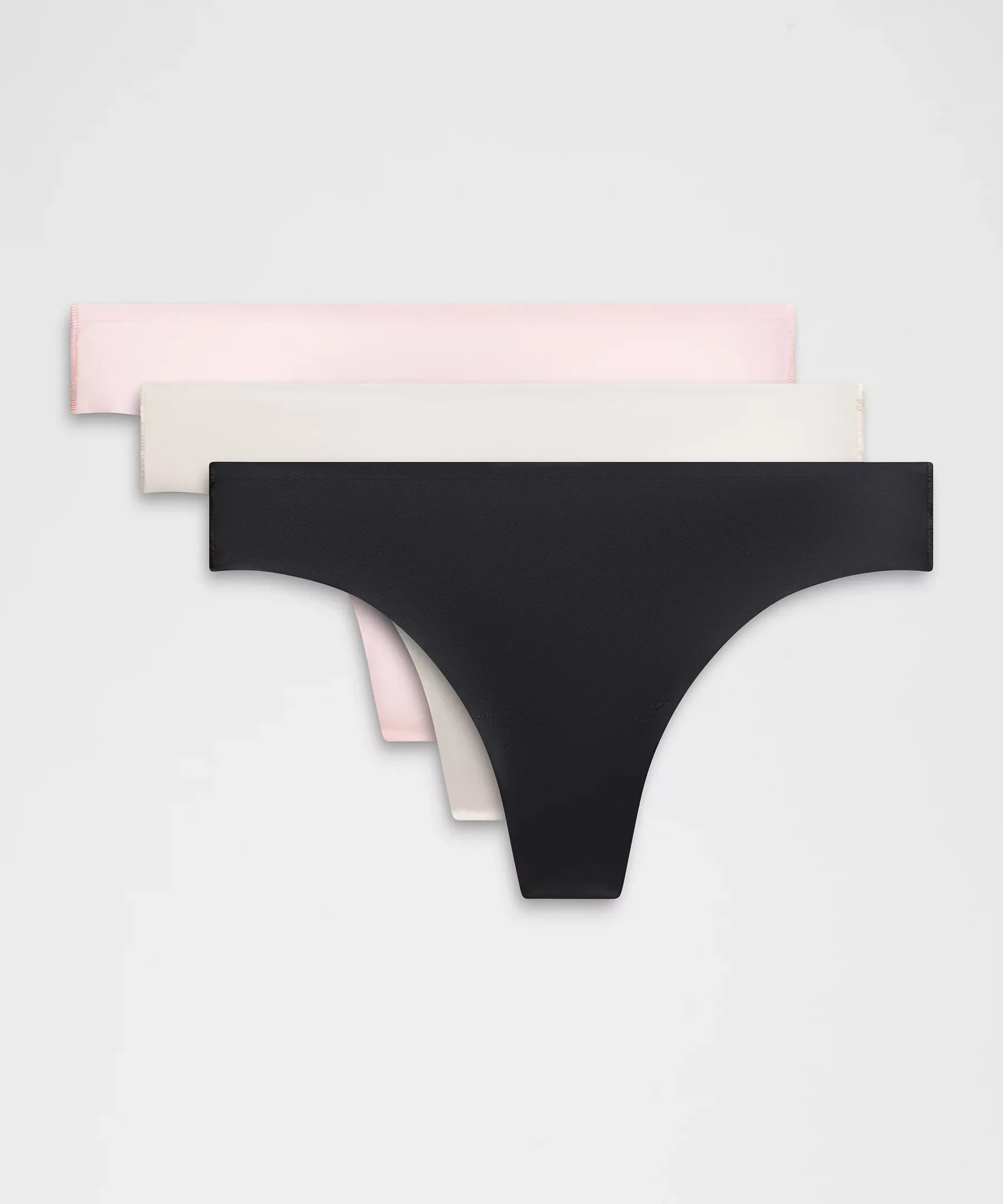 InvisiWear Mid-Rise Thong Underwear *3 Pack - 1