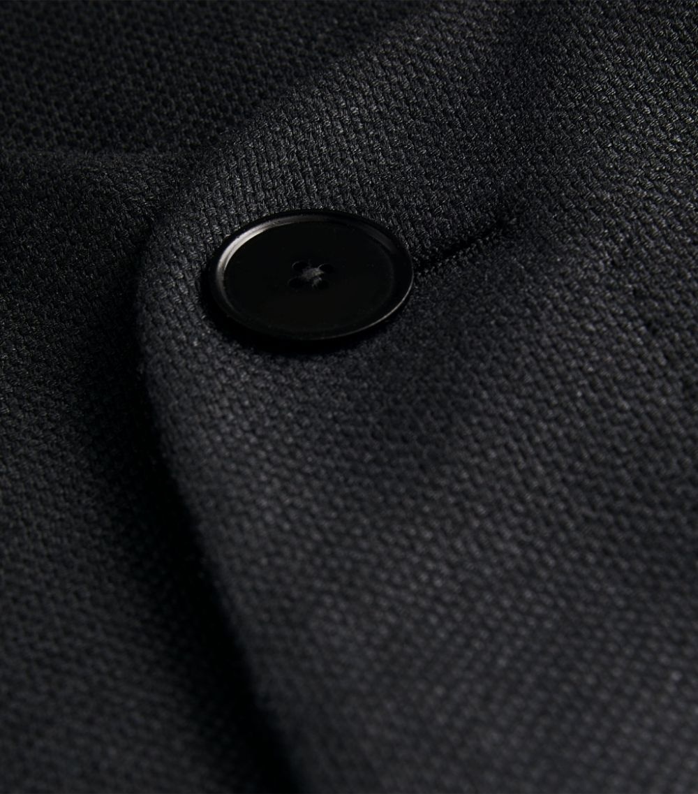 Silk Button-Up Coat - 5