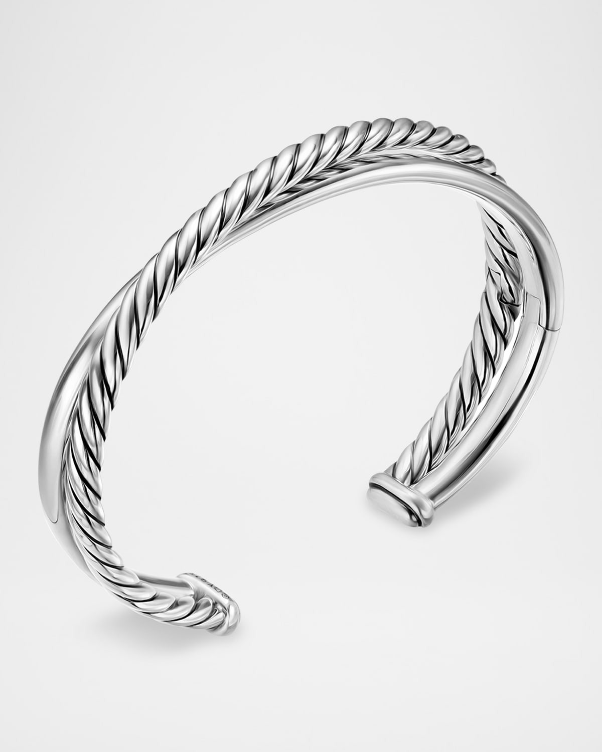 Crossover 2 Row Bracelet in Silver, 11mm - 3