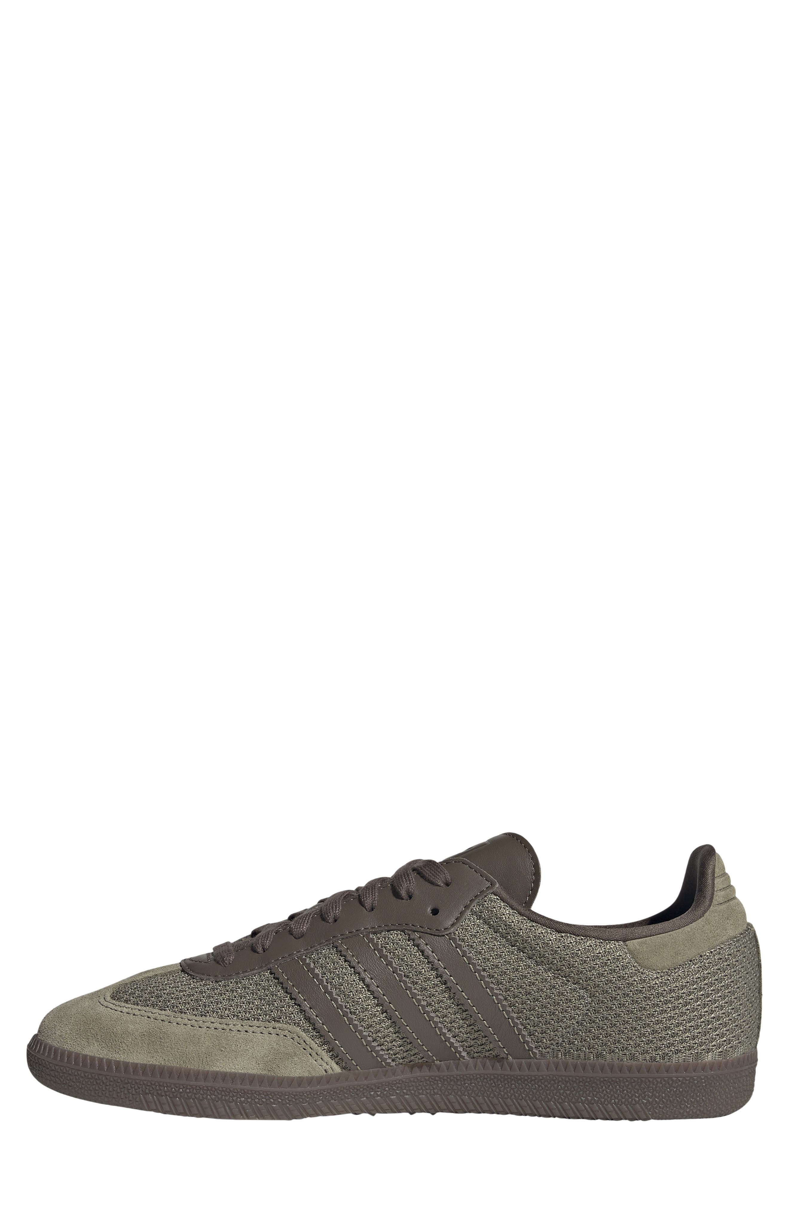 adidas Samba OG Sneaker in Orbit Green/Cargo Brown/Gum at Nordstrom - 6