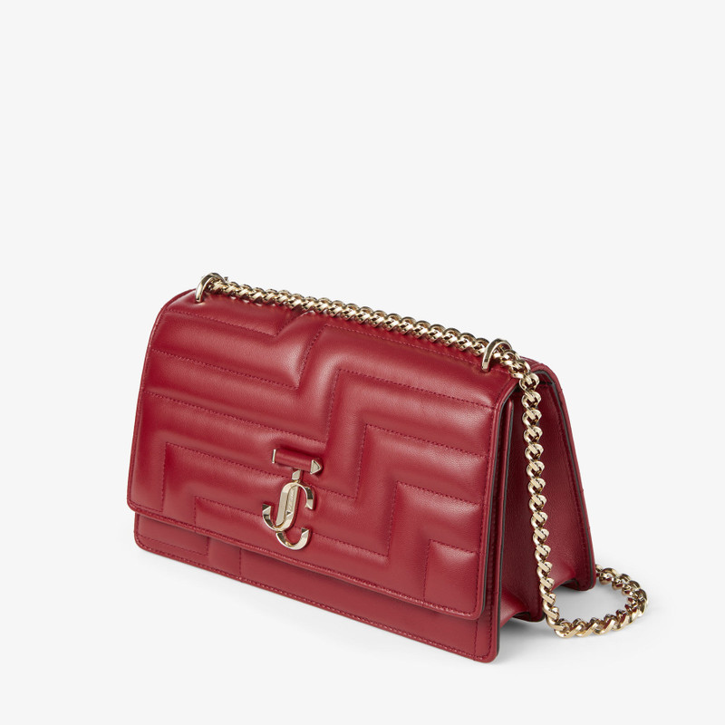 Avenue Shoulder
Cranberry Avenue Nappa Leather Shoulder Bag with JC Emblem 3