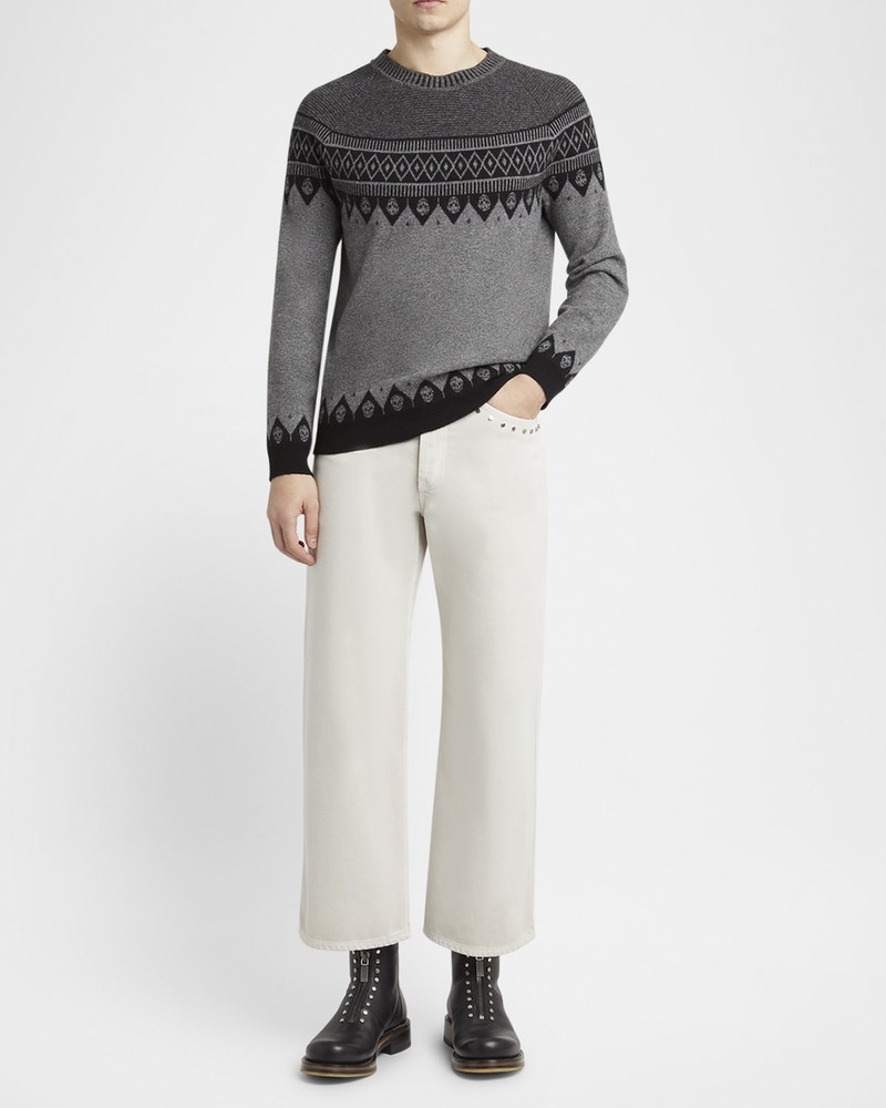 Alexander McQueen Men's Skull Fair Isle Sweater outlook