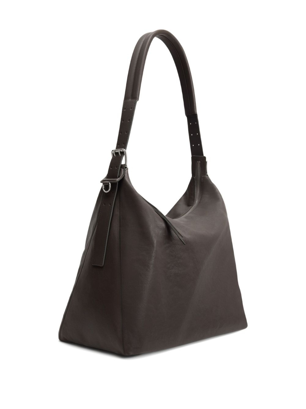 Belted Hobo leather shoulder bag - 4