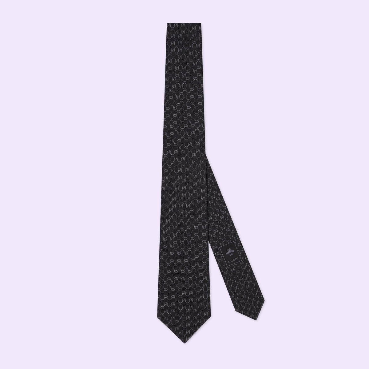GG silk jacquard tie - 1