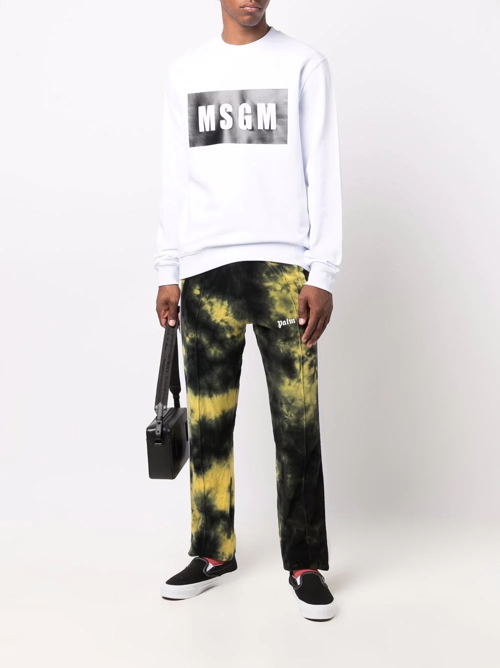 logo box print sweatshirt - 2