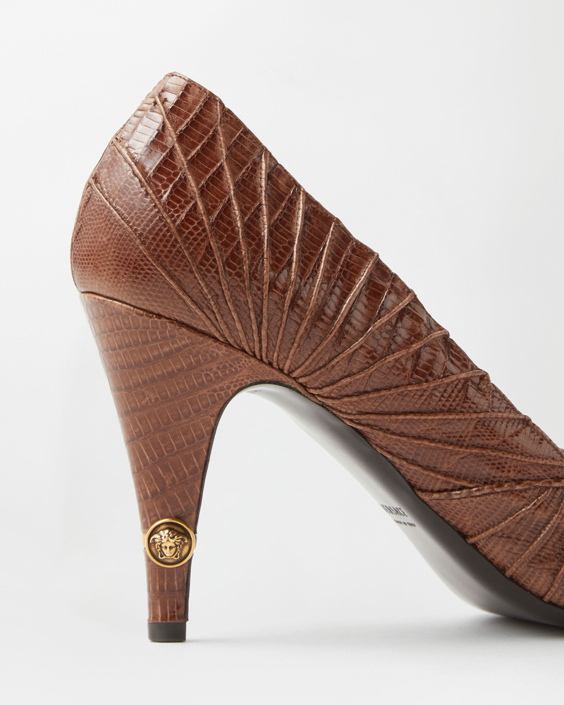 Gianni Leather Pumps 90 mm 6
