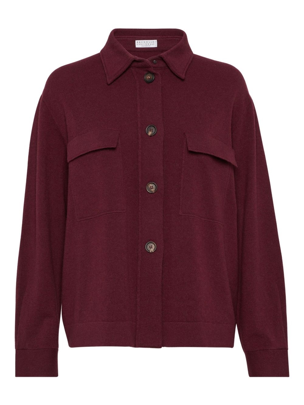 buttoned flap-pocket cardigan - 7