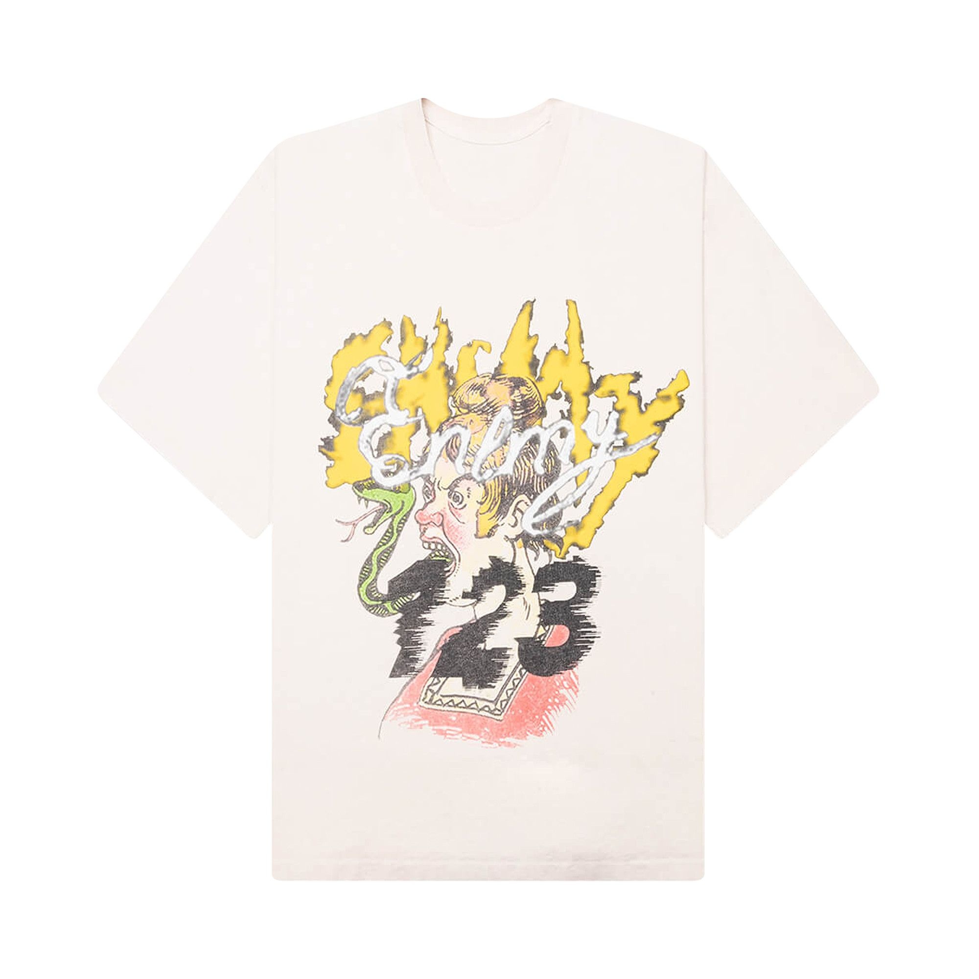 RRR123 CVA Snake T-Shirt 'Vintage White' - 1