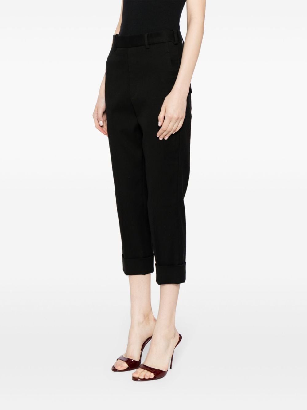 cropped tailored trousers - 3