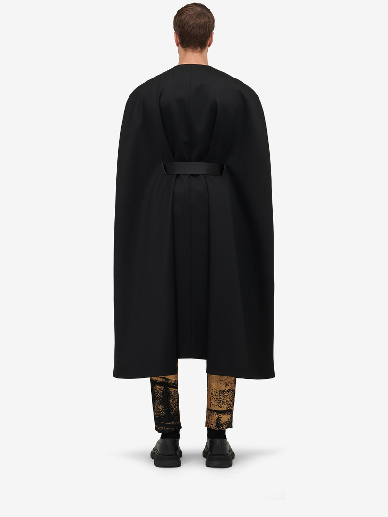 Men's Evening Cape in Black 4
