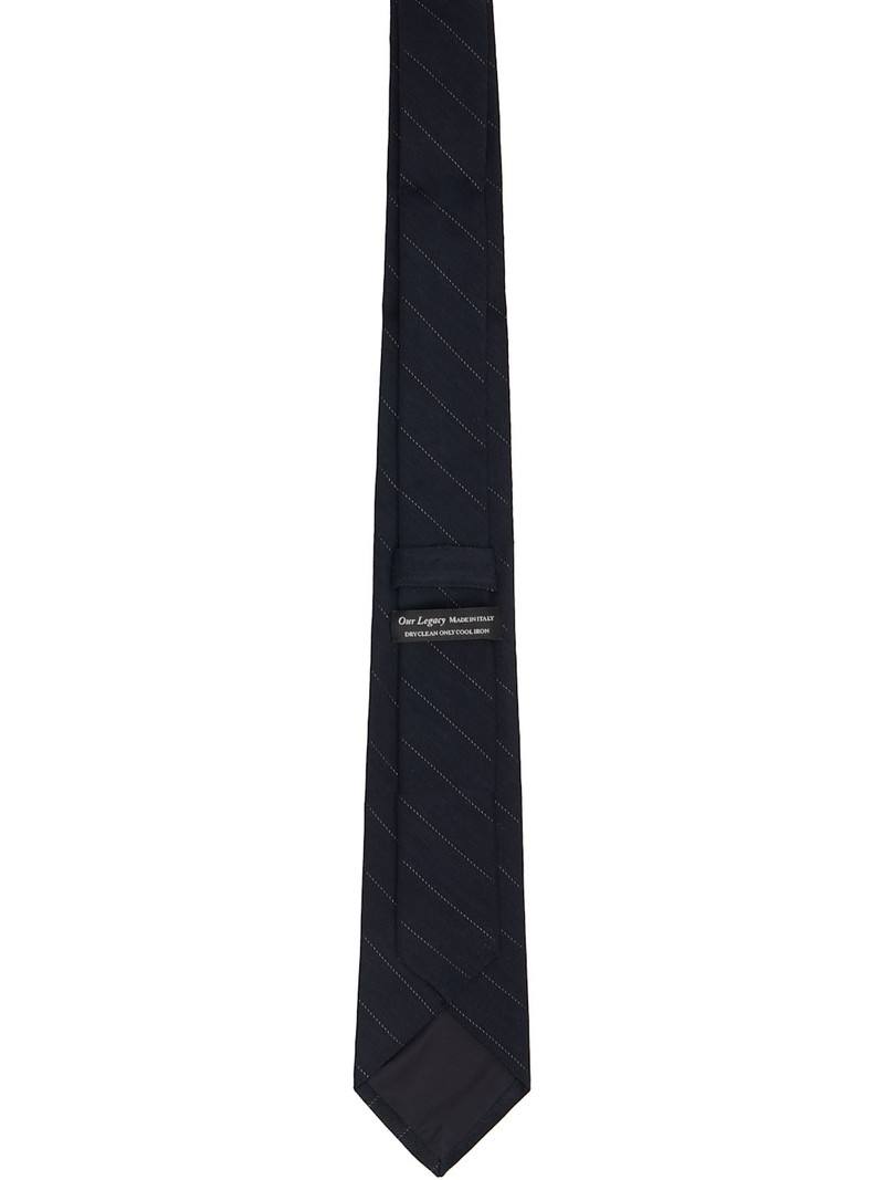 Our Legacy Navy Pinstripe Tie outlook
