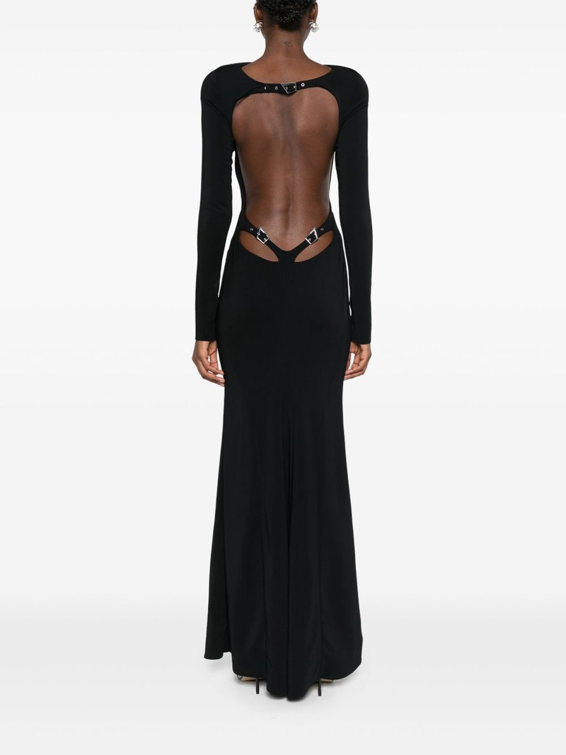 backless crepe gown 4