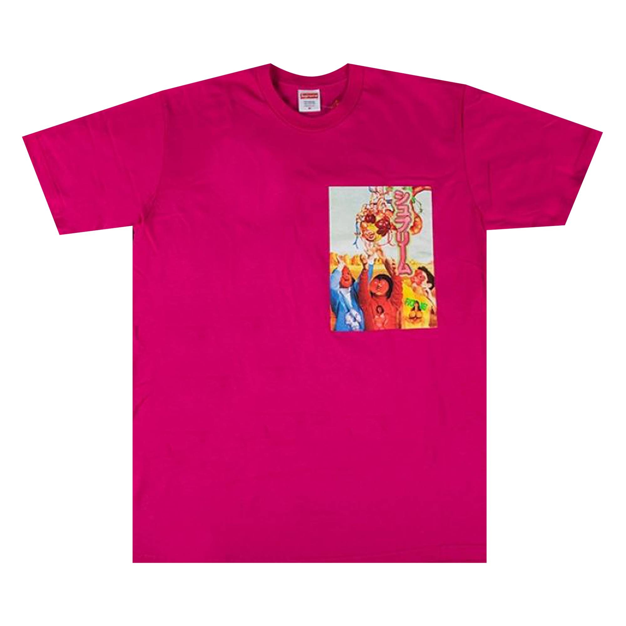 Supreme New Shit Tee Magenta