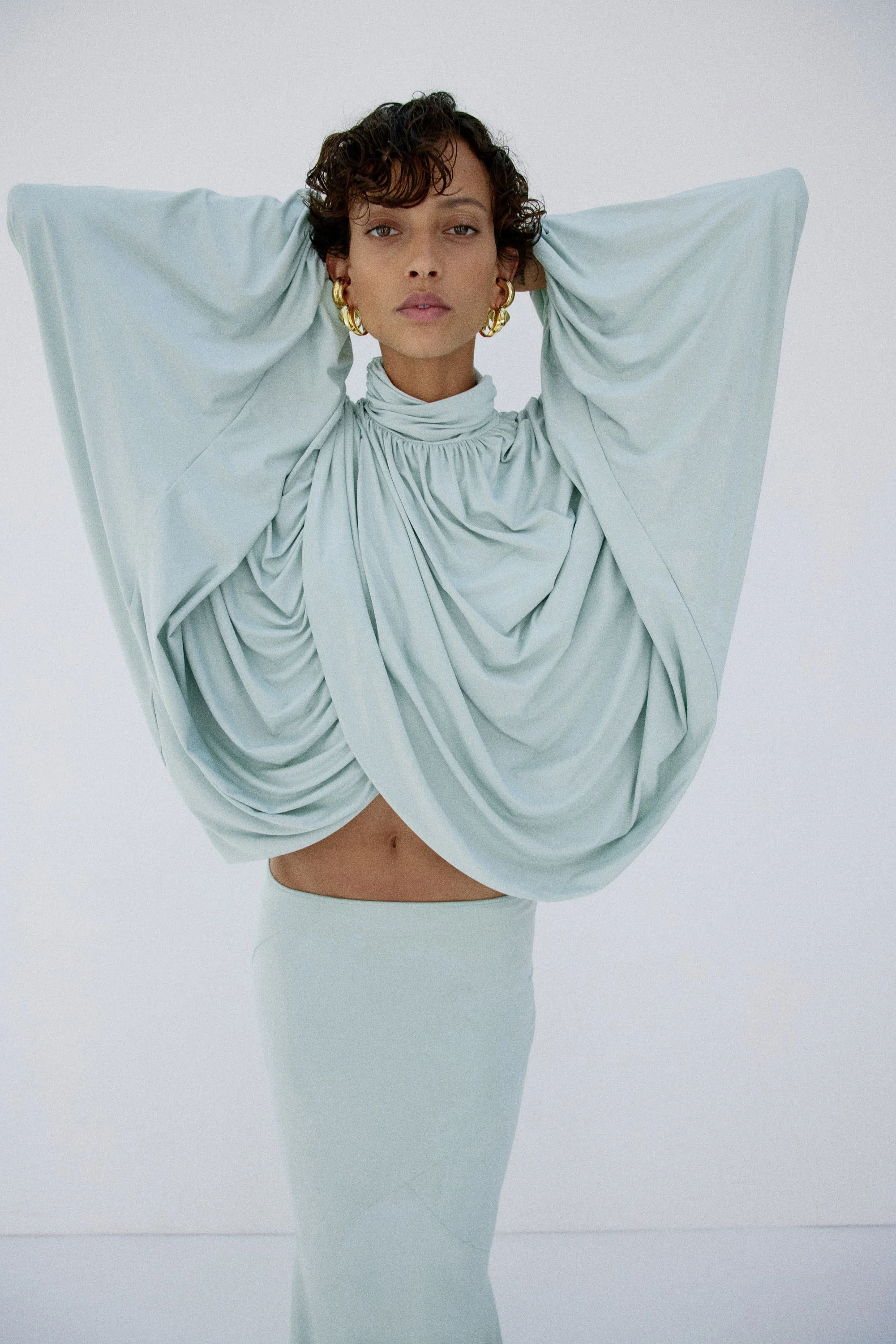 FLORO TOP IN ICE GREEN - 1