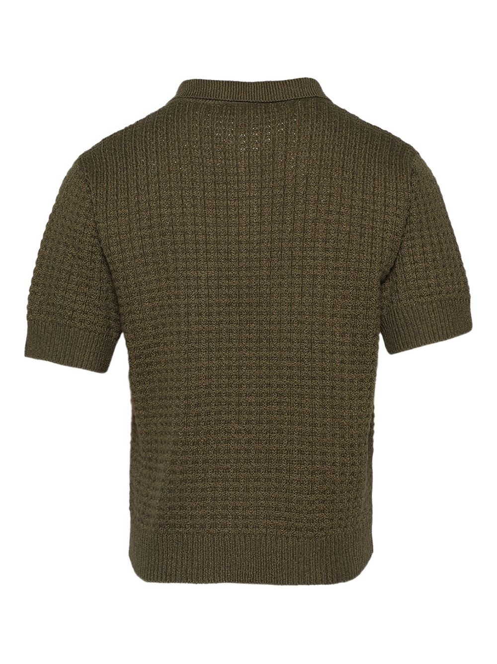 knit polo shirt - 2