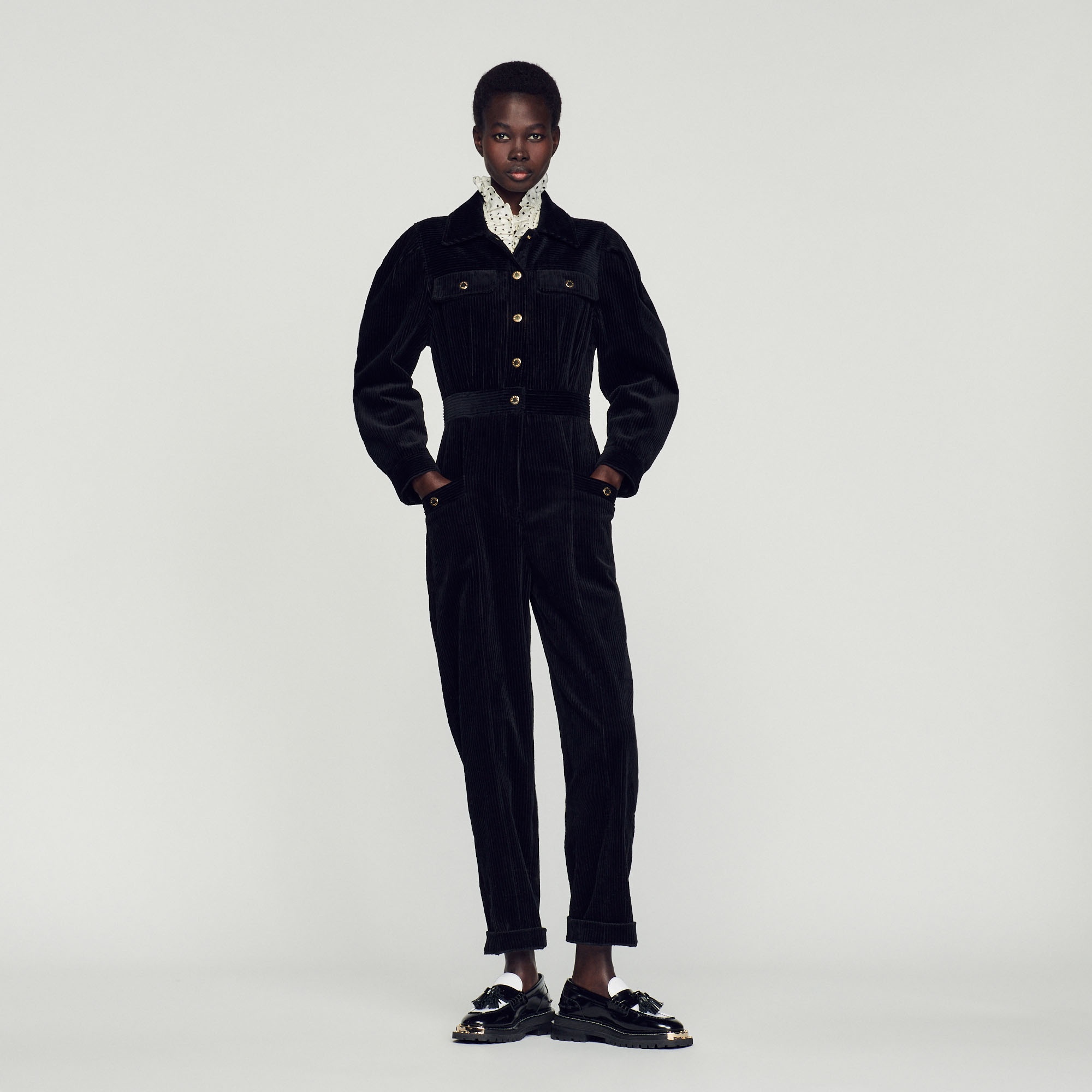 Corduroy jumpsuit - 2
