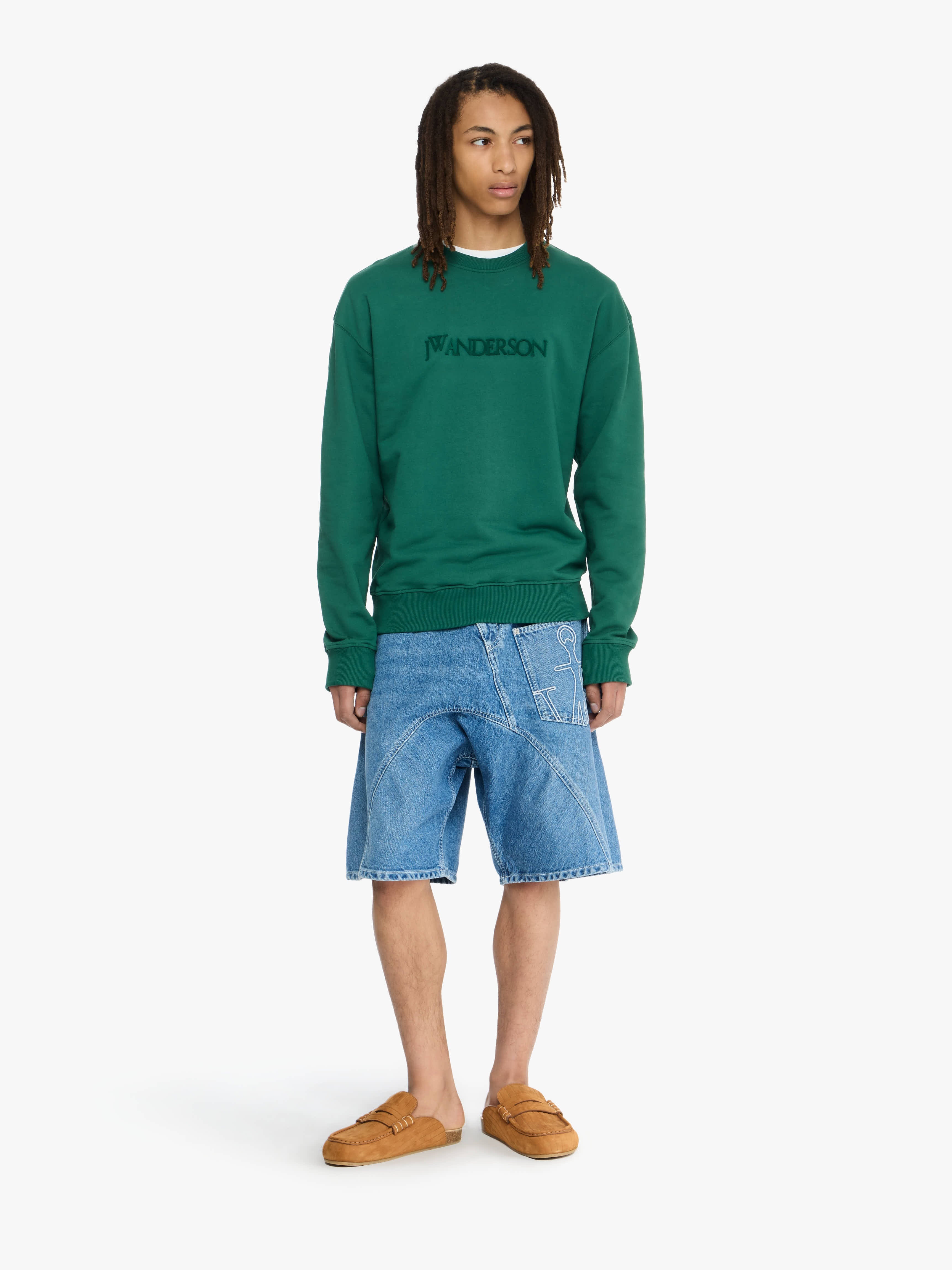 JW Anderson LOGO EMBROIDERY SWEATSHIRT | REVERSIBLE