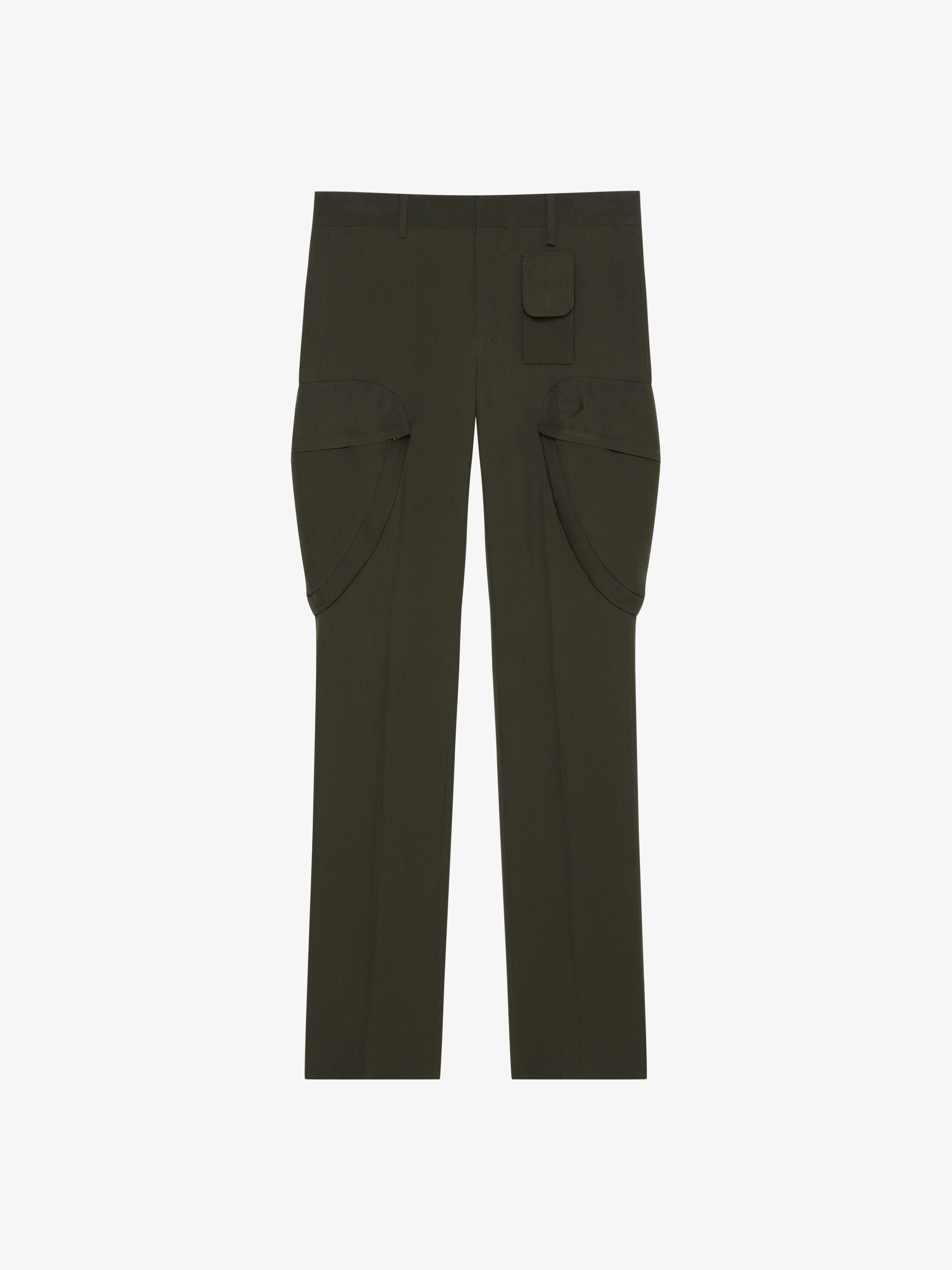 GIVENCHY COTTON AND WOOL PANTS リラックスフィット Givenchy Givenchy Cotton Pants (Pants) IFCHIC.COM