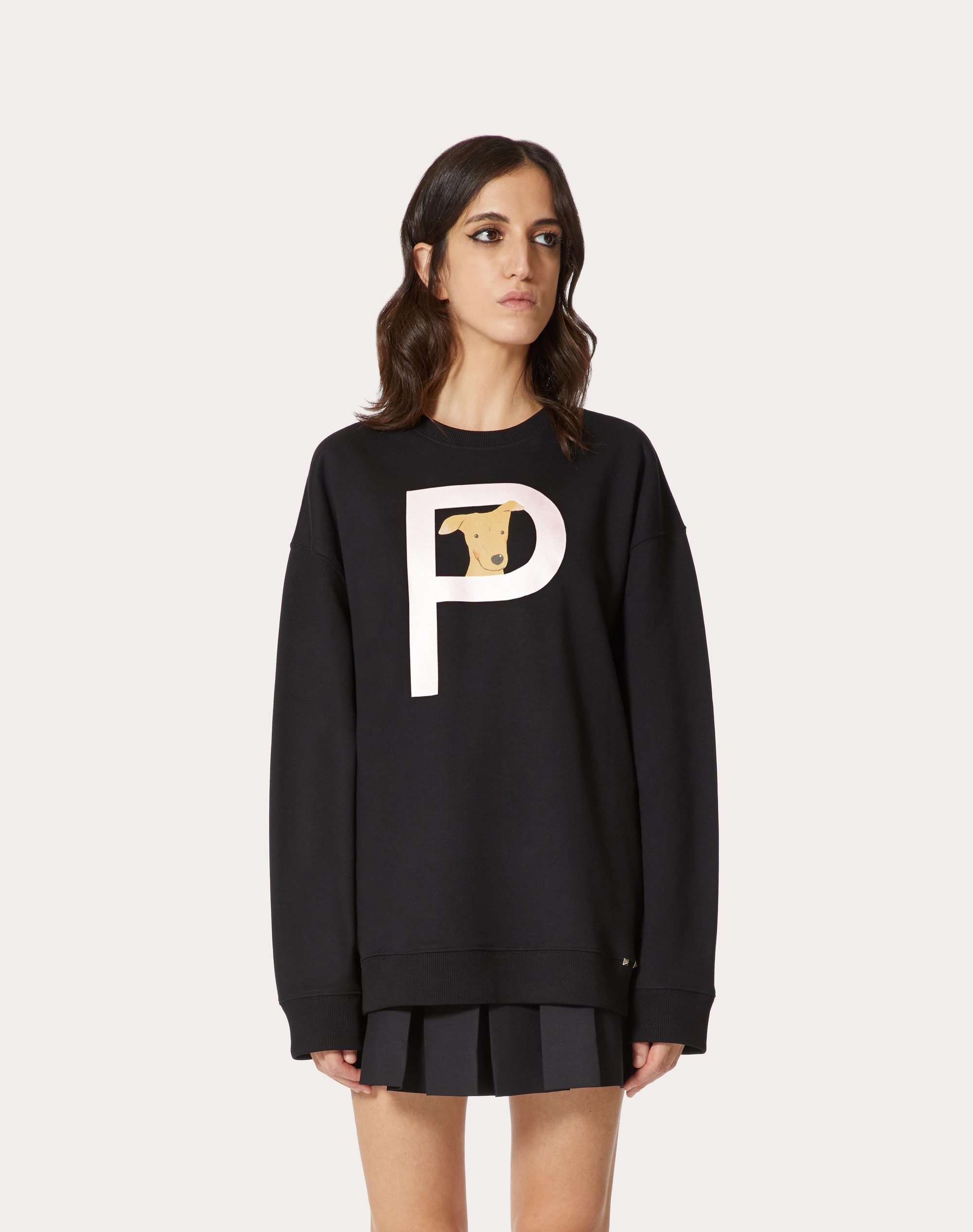 VALENTINO GARAVANI ROCKSTUD PET CUSTOMISABLE UNISEX CREWNECK SWEATSHIRT - 4