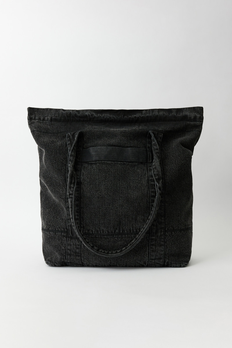 Aviation Tote Real Black Chain Twill 4