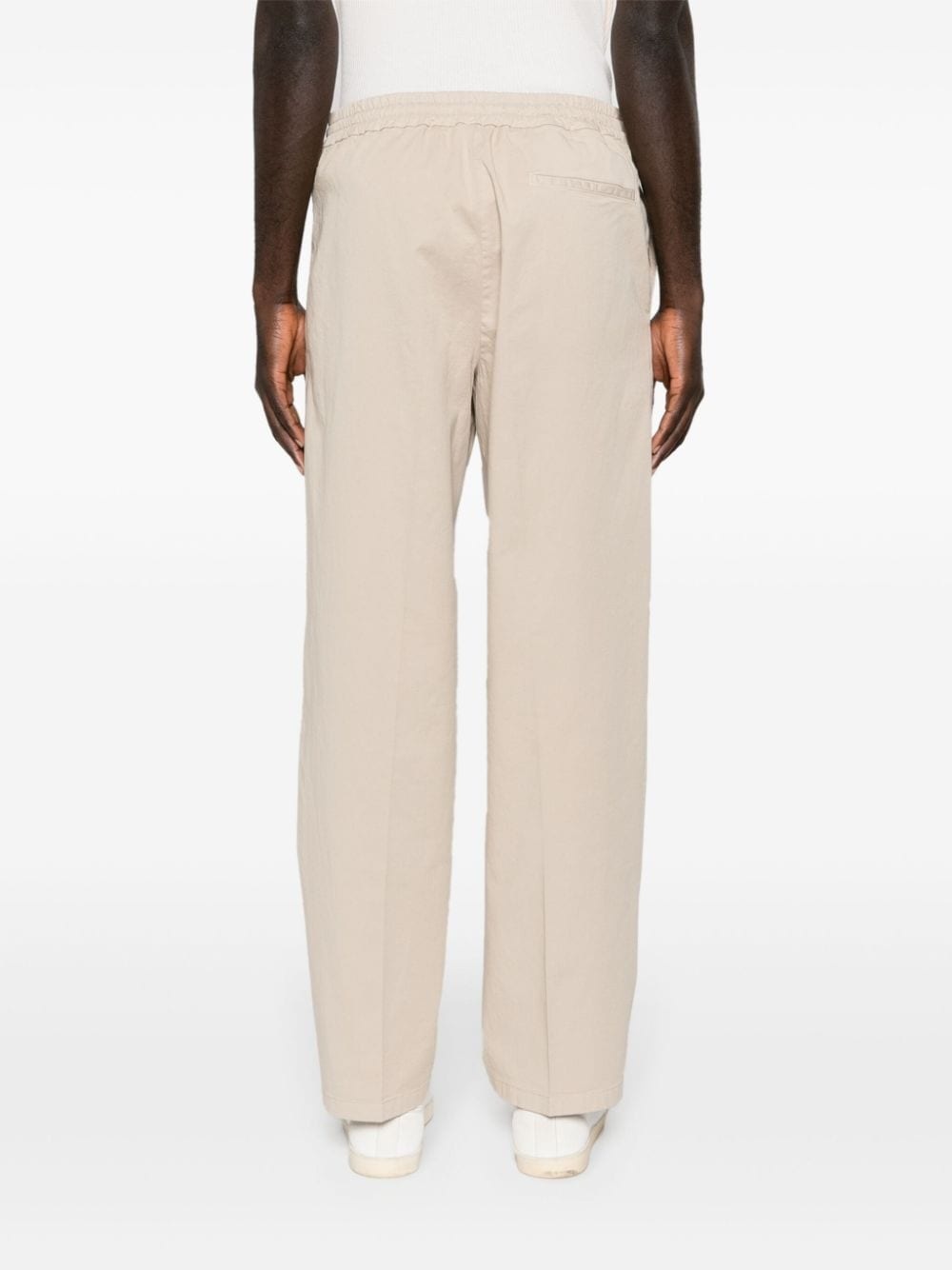 mid-rise tapered trousers - 4