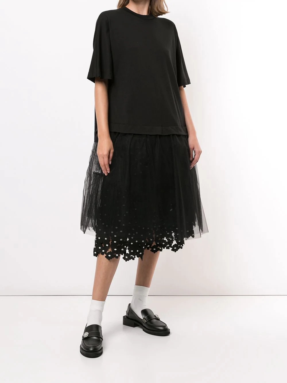 tulle T-shirt dress - 3