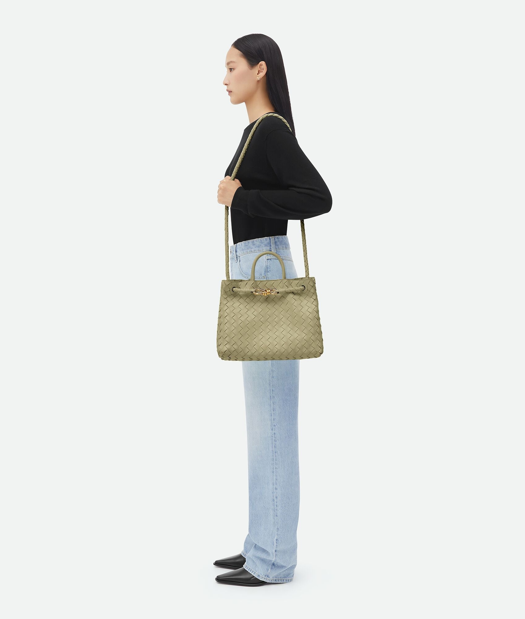 Bottega Veneta – Andiamo Medium Travertine - 7