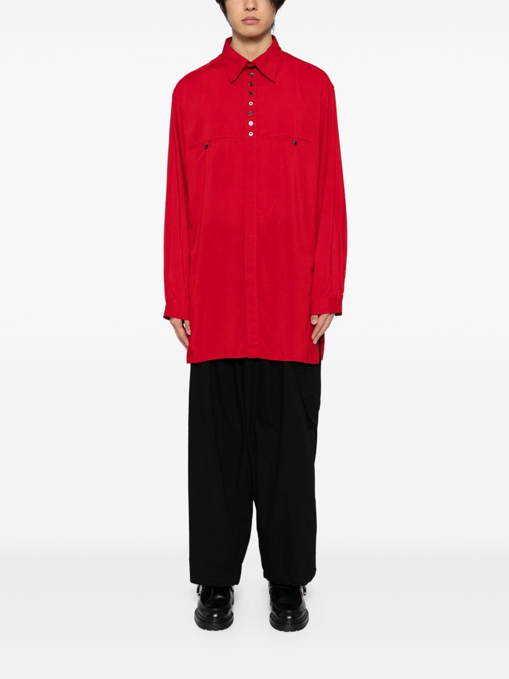 spread-collar shirt - 2