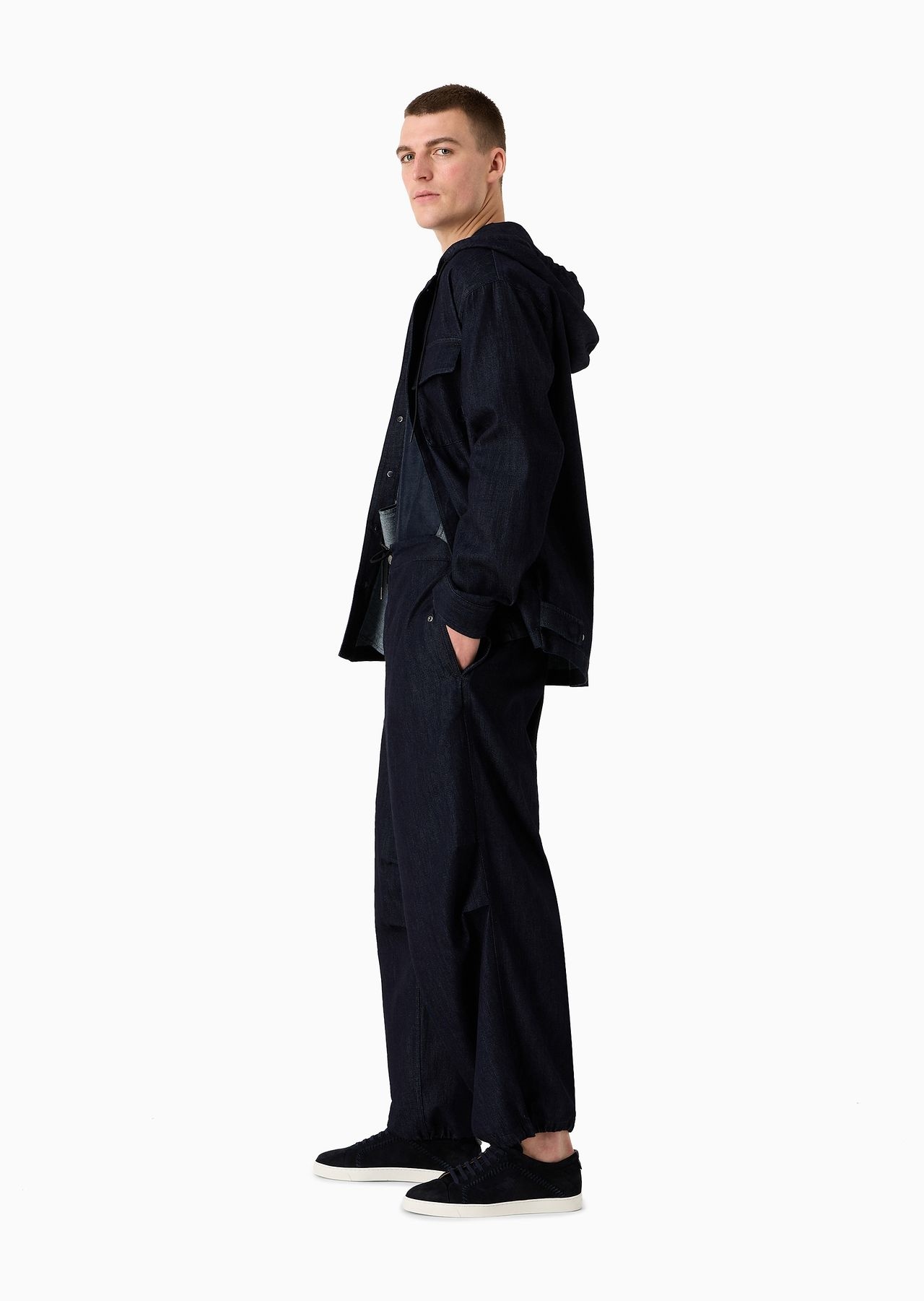 ASV Denim Collection oversized cotton denim trousers - 4