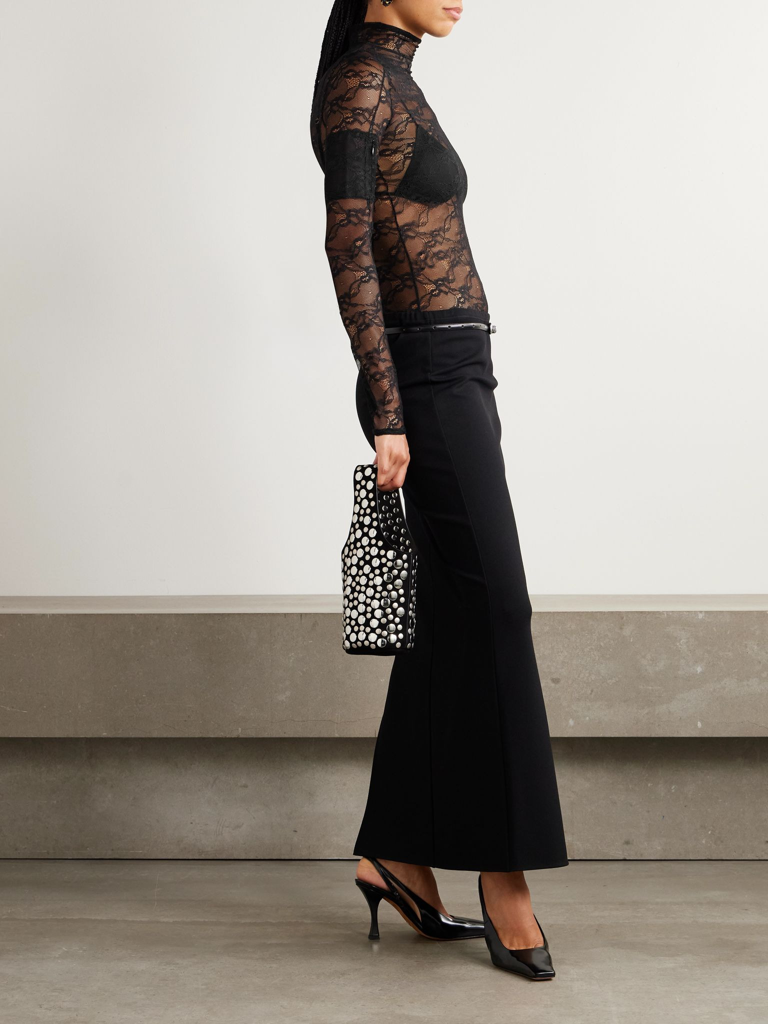 Lace blouse Black - 2