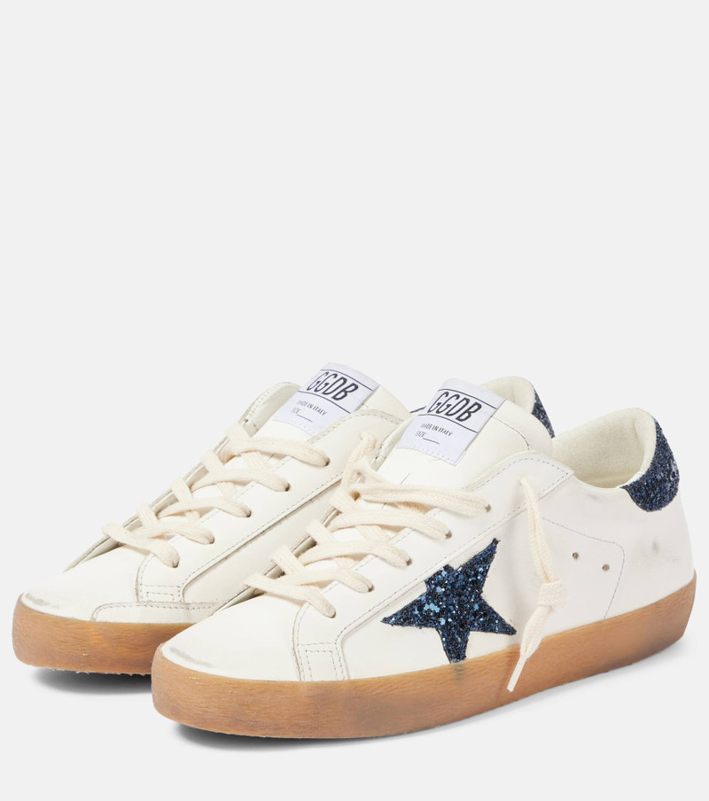 Super-Star glitter leather sneakers 4