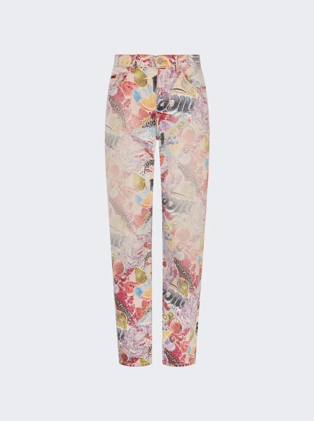 Relaxed Fit 5 Pocket Jean Multicolour Fruits - 1