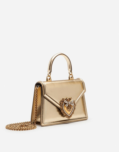 Dolce & Gabbana Small Devotion bag in nappa mordore leather outlook