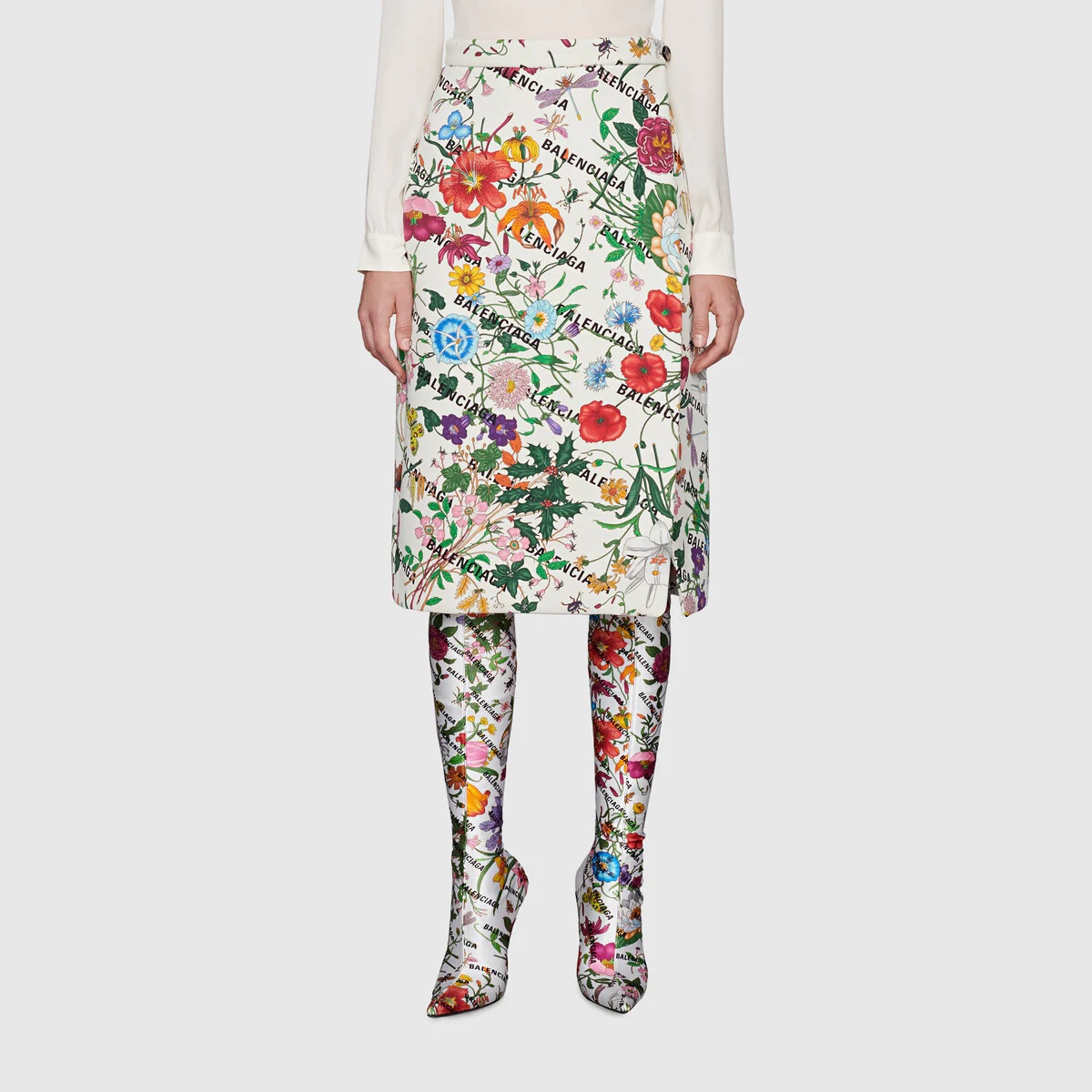The Hacker Project Balenciaga Flora skirt - 3
