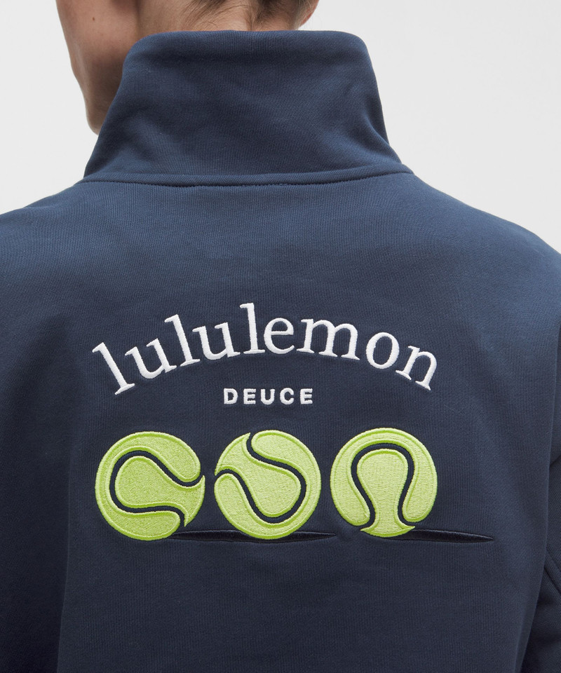 Cotton Terry Tennis Half Zip *Deuce 9