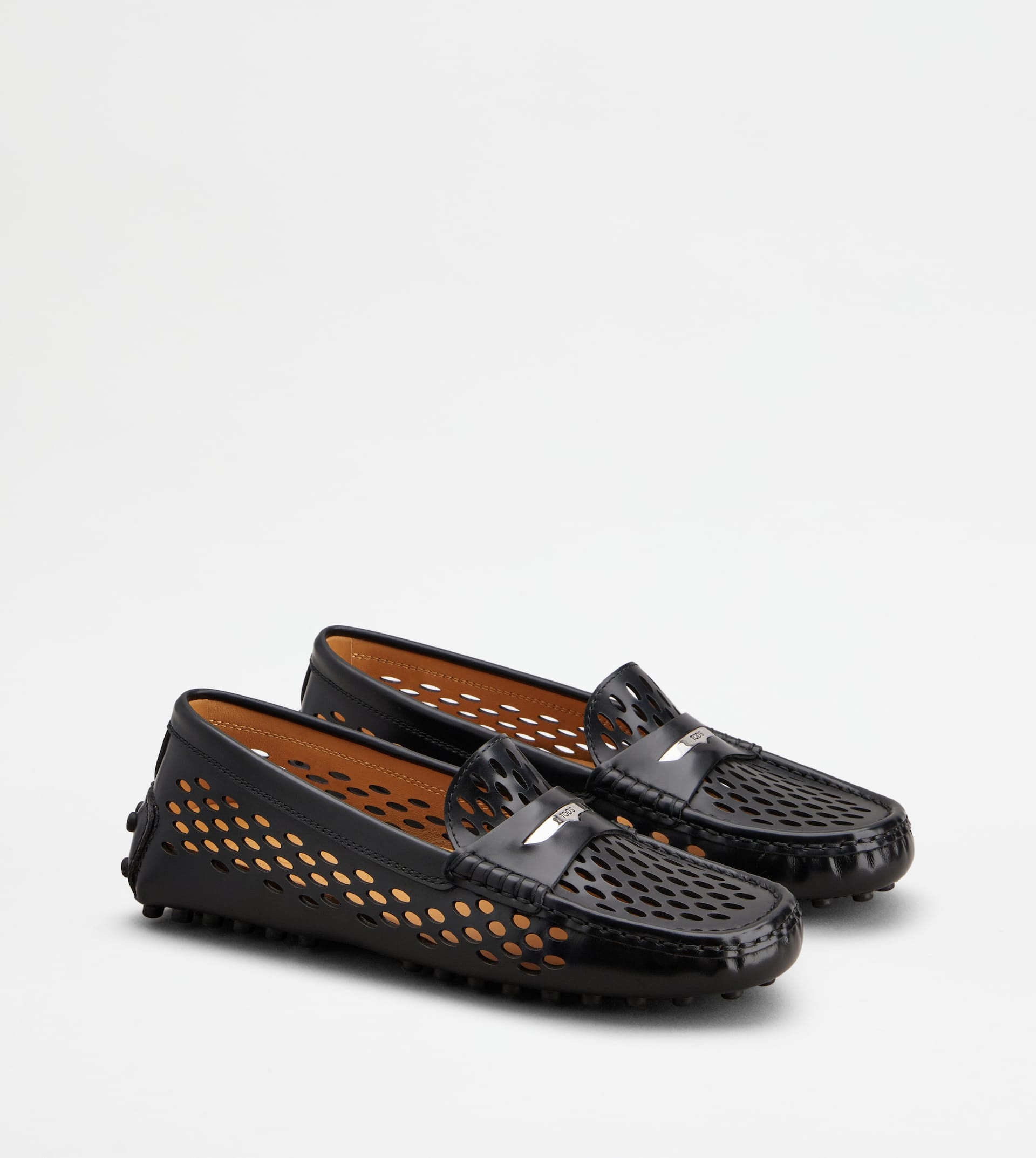 GOMMINO DRIVING SHOES IN LEATHER - BLACK - 3